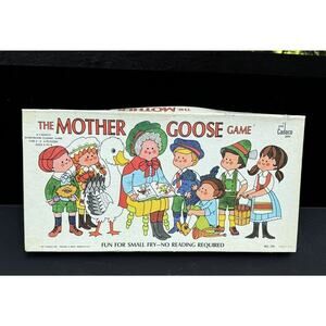 The Mother Goose Game Vintage 1971 Cadaco 100% Complete Good Condition -1